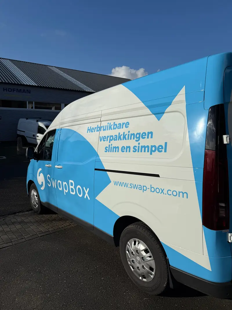 Elektrische bestelbus van SwapBox