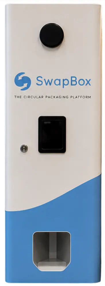 SwapBox dispenser voor herbruikbare bekers
